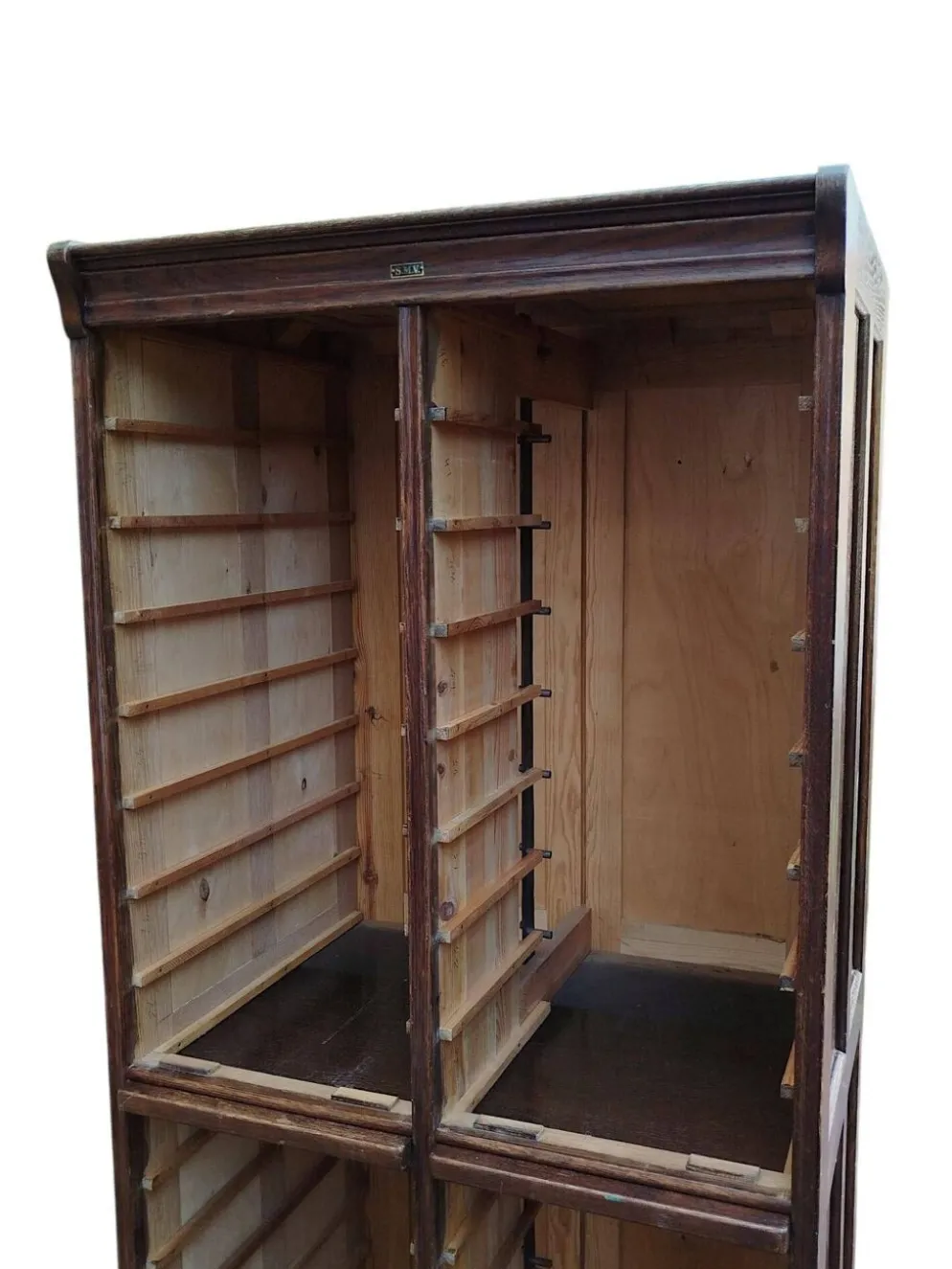 Meuble d'archives en chêne S.M.V., Danemark années 1920–40