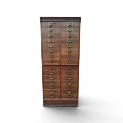 Meuble d'archives en chêne S.M.V., Danemark années 1920–40