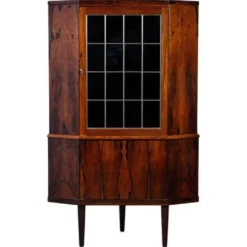 Meuble de Bar d'Angle Mid-Century en Palissandre, Danemark, 1960s