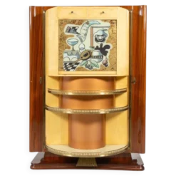 Meuble de bar moderne du milieu du siècle par Paolo Buffa, années 1950