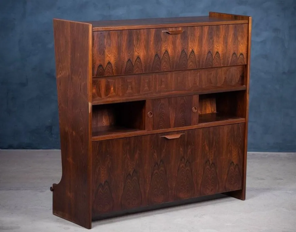 Meuble de Bar SK 661 en Palissandre par Johannes Andersen pour Skaaning & Son, 1960s