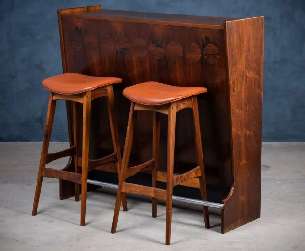 Meuble de Bar SK 661 en Palissandre par Johannes Andersen pour Skaaning & Son, 1960s