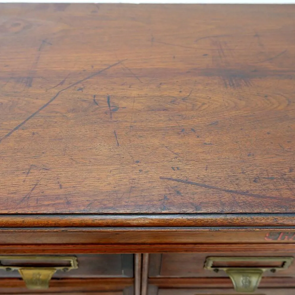Meuble de Classement à tiroirs en acajou 32 tiroirs « Shannon » - 1890/1900