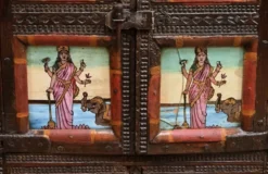 Meuble de Commerce Manjoosh en Bois Exotique, Inde – Début XXe