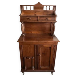 Meuble de cuisine ancien avec charbonnière intégré
