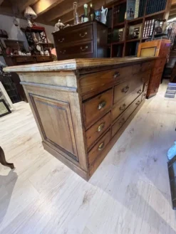 Meuble de drapier fin XIXème-début XXème