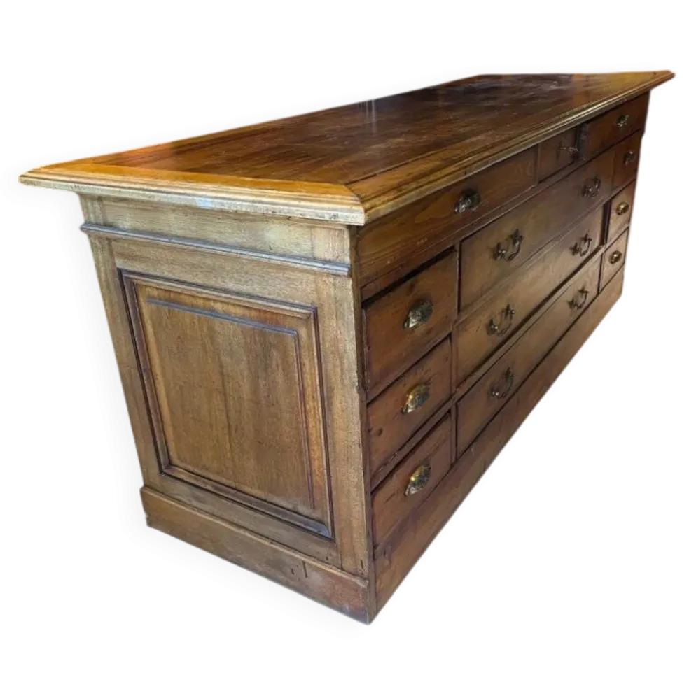 Meuble de drapier fin XIXème-début XXème