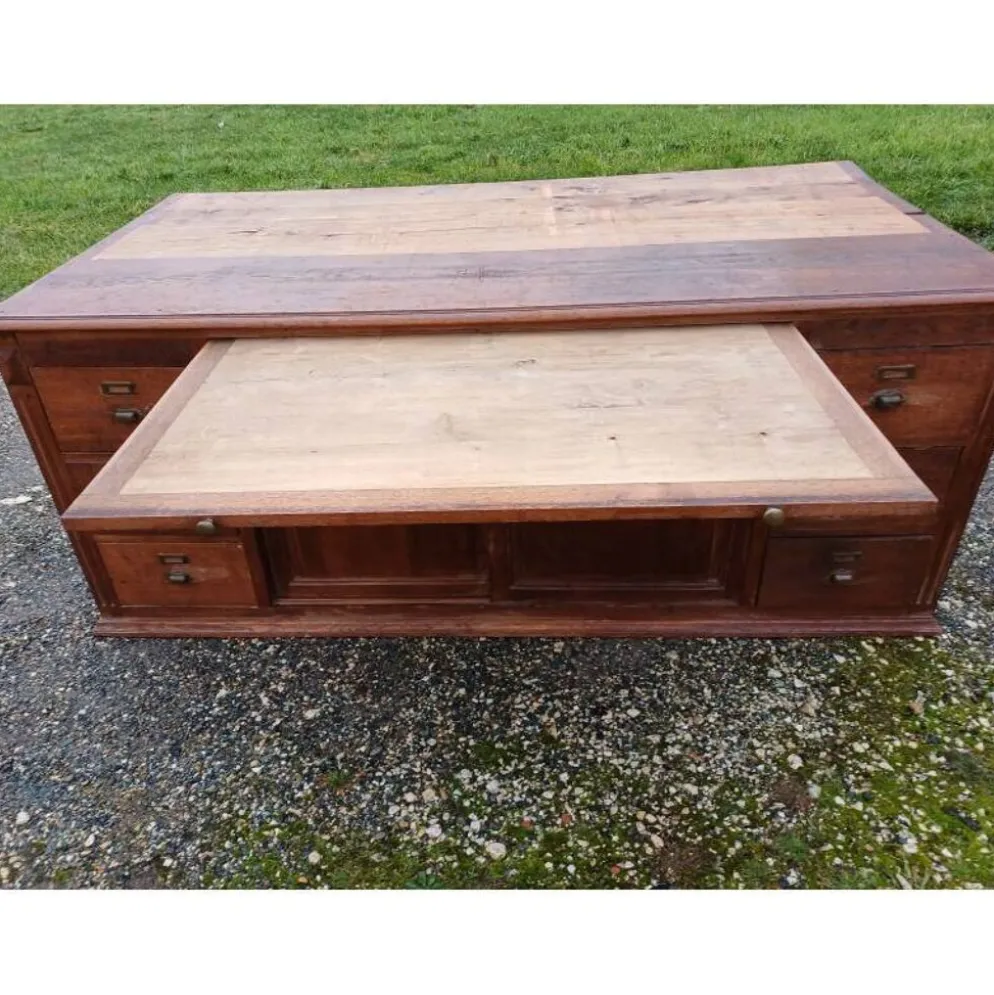 Meuble de magasin année 30 chêne