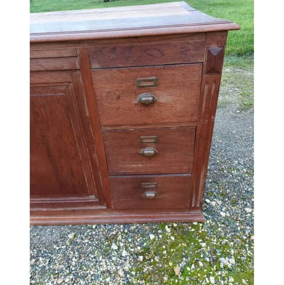 Meuble de magasin année 30 chêne