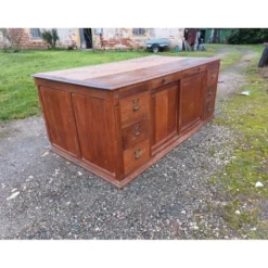 Meuble de magasin année 30 chêne