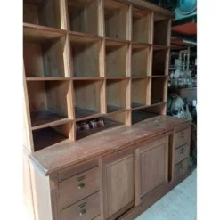 Meuble de magasin année 30 chêne