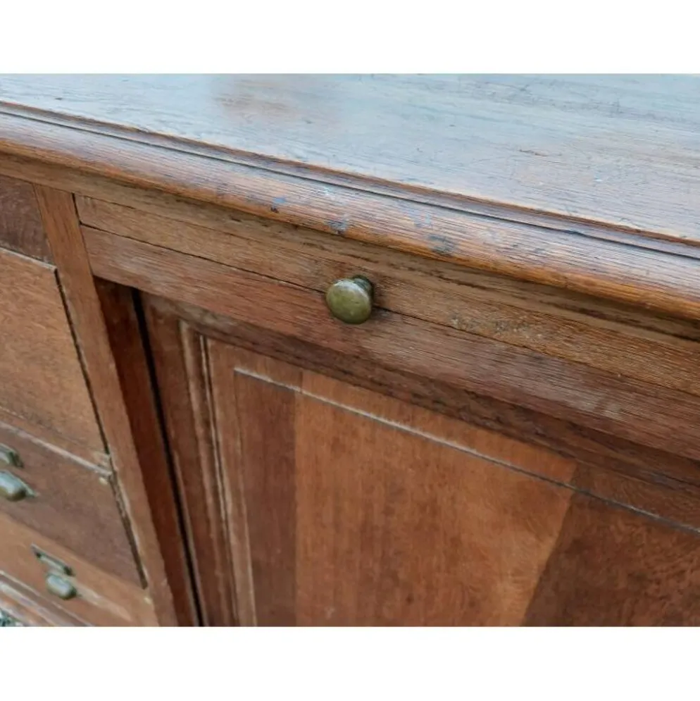 Meuble de magasin année 30 chêne