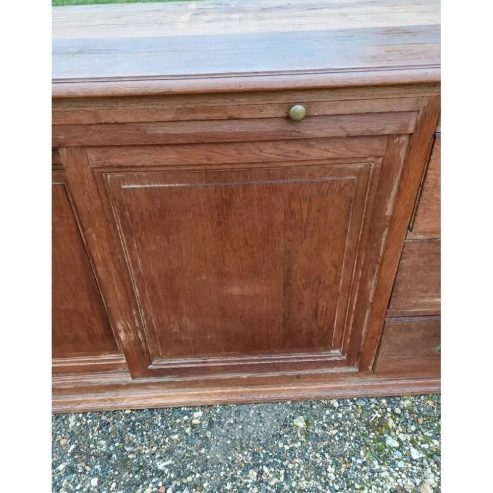 Meuble de magasin année 30 chêne