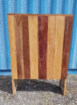 Meuble de marchand - chiffonnier 12 tiroirs en teck