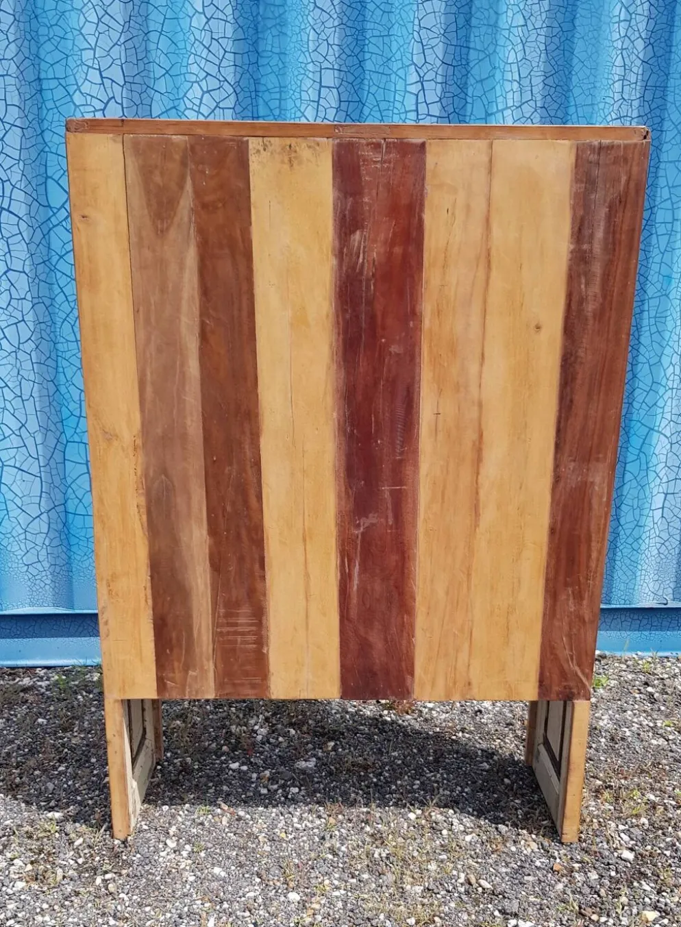 Meuble de marchand - chiffonnier 12 tiroirs en teck