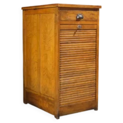 meuble de metier classeur a rideaux en chene