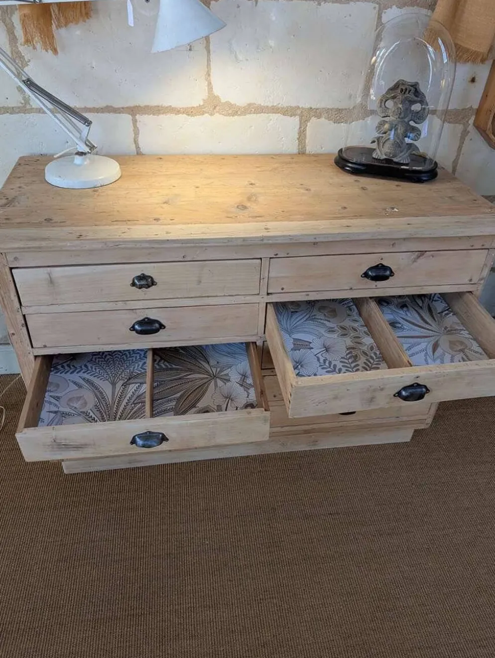 Meuble de métier ancien