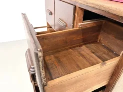 Meuble de métier ancien à 12 tiroirs, circa 1900