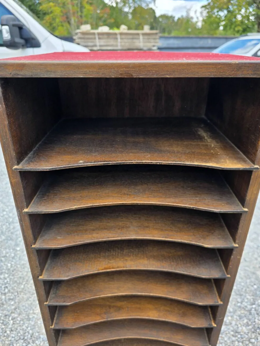 Meuble de métier à casiers des années 50
