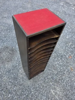 Meuble de métier à casiers des années 50