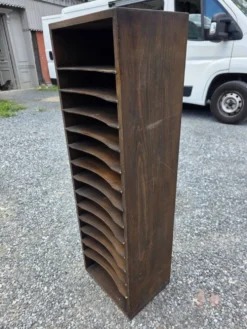 Meuble de métier à casiers des années 50