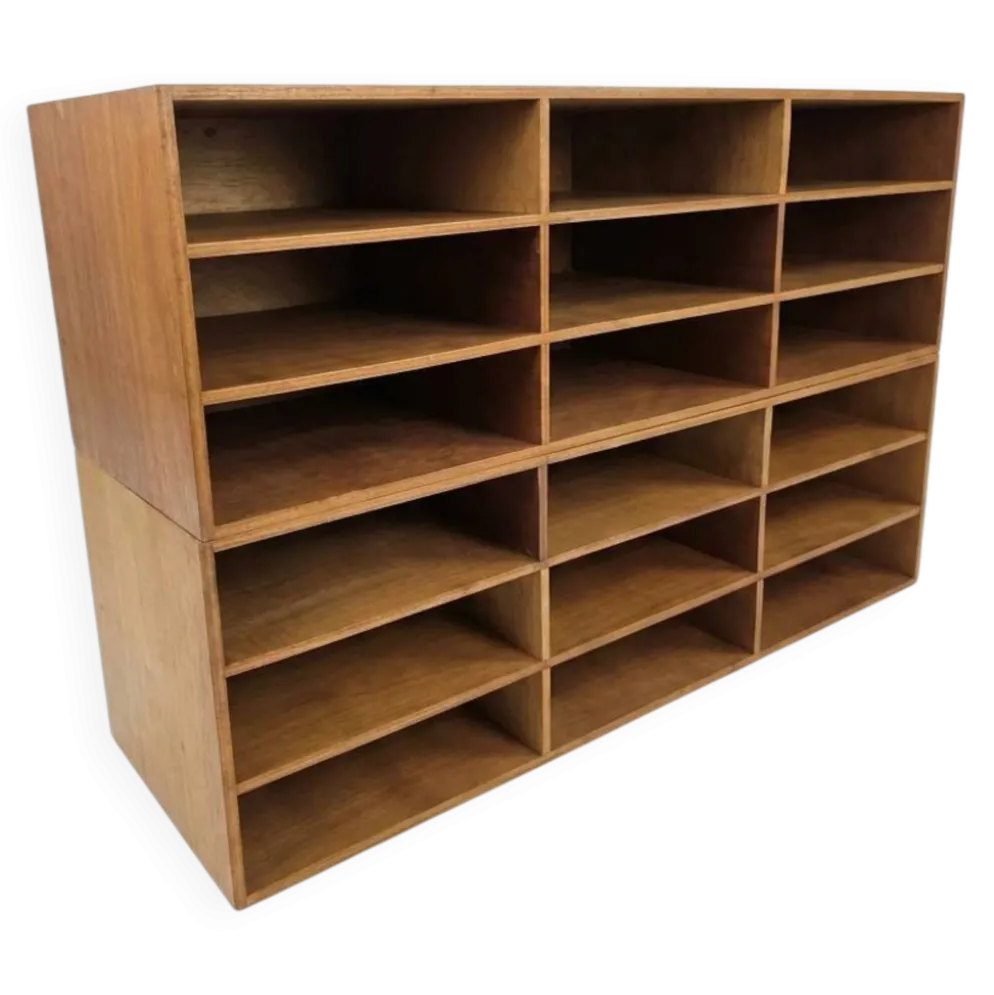 Meuble de métier à casiers des années 60