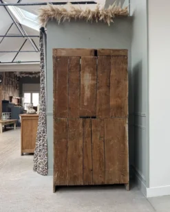 Meuble de métier à casiers patiné (rénové)