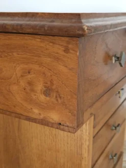 Meuble de métier chêne vintage