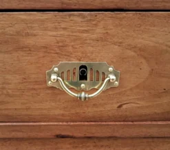 Meuble de métier écritoire en noyer XIXème