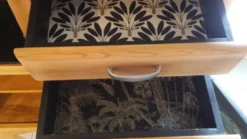 meuble de métier en bois, meuble à tiroirs