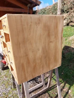 meuble de métier en bois, meuble à tiroirs