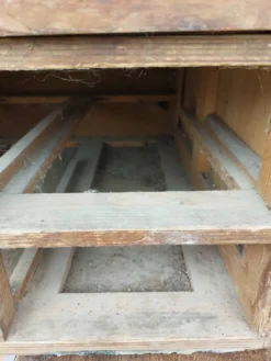 meuble de métier en bois, meuble à tiroirs