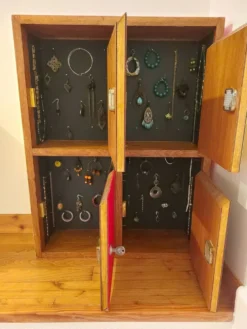 meuble de métier en bois, meuble à tiroirs
