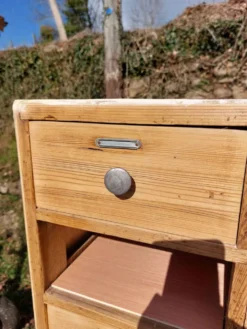 meuble de métier en bois, meuble à tiroirs