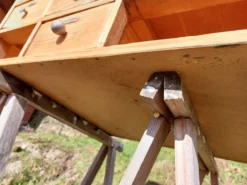 meuble de métier en bois, meuble à tiroirs