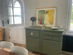 meuble de métier en bois, meuble à tiroirs