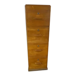 meuble de métier en chêne massif 1950