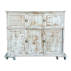 Meuble de métier en chêne, XXème