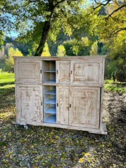 Meuble de métier en chêne, XXème