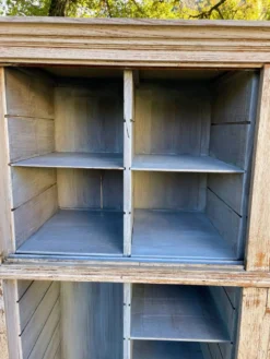 Meuble de métier en chêne, XXème