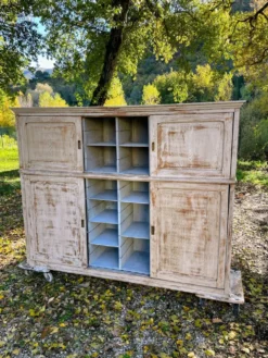 Meuble de métier en chêne, XXème