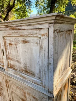 Meuble de métier en chêne, XXème