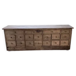 Meuble de métier 1950 en pin