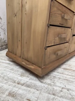 Meuble de métier en pin 1950