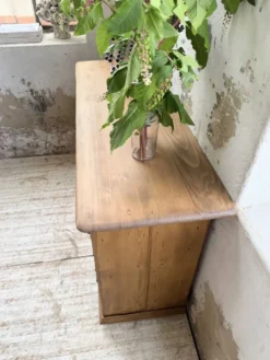 Meuble de métier en pin 1950