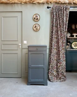 Meuble de métier, meuble à vinyles (rénové)