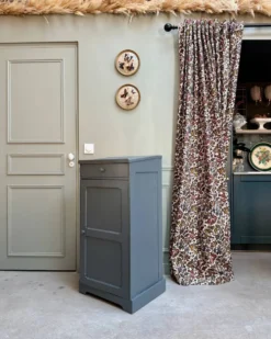 Meuble de métier, meuble à vinyles (rénové)