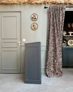 Meuble de métier, meuble à vinyles (rénové)