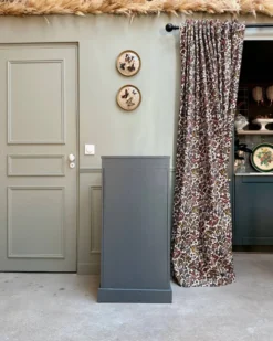 Meuble de métier, meuble à vinyles (rénové)