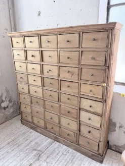 Meuble de métier pin à tiroirs XL 1950